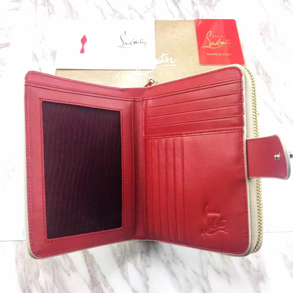 2016SS☆クリスチャン ルブタン コピー Christian Louboutin☆Panettone Zipped Vertical Compact Wallet 1165079R095